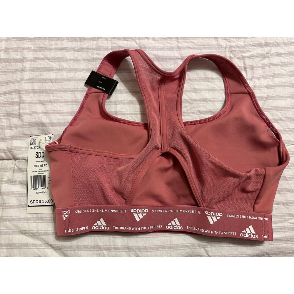 Adidas Powerreact Medium Support Bra; ADIDAS Size SDD - Picture 2 of 2